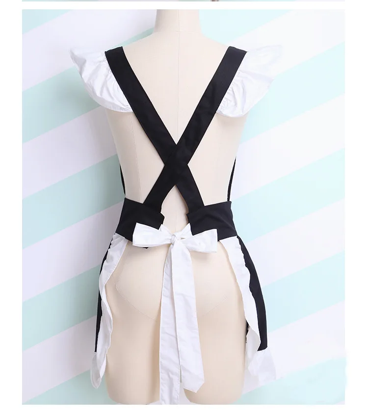 

sexy lolita girls maid lingerie suit Japanese ruffled princess apron women cute apron uniform underwear outfit