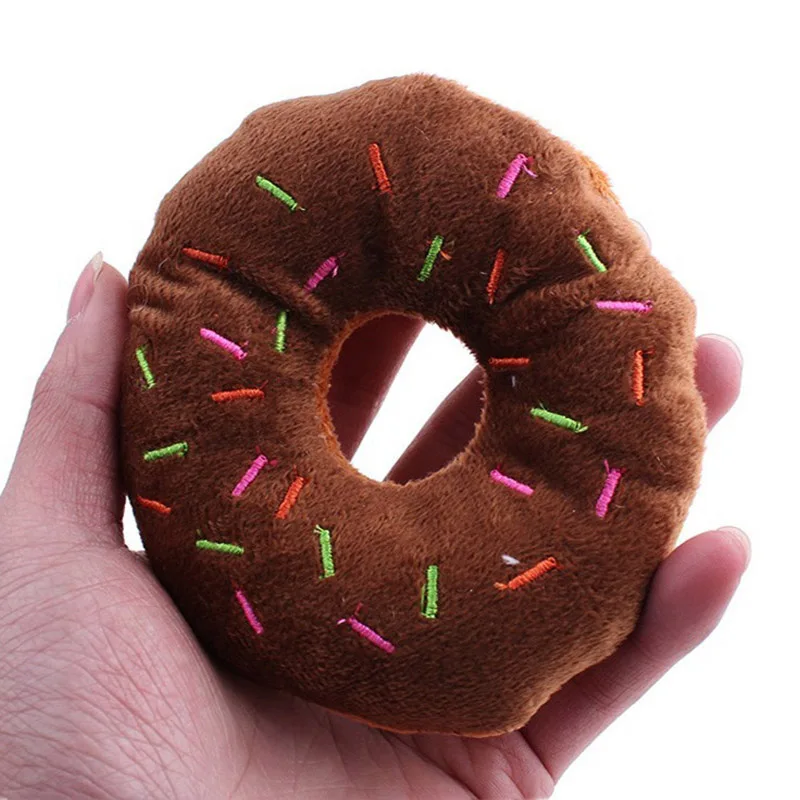 Мягкая собака пончики плюшевые игрушки для домашних питомцев телефона милая