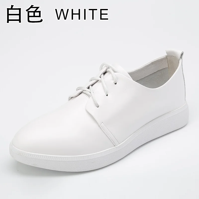 1721-1 White INOE/модные весенние повседневные кроссовки из натуральной коровьей кожи; Женская Осенняя обувь на скрытом каблуке; обувь для отдыха; Цвет черный, белый, красный; распродажа - Цвет: 1721-1 White