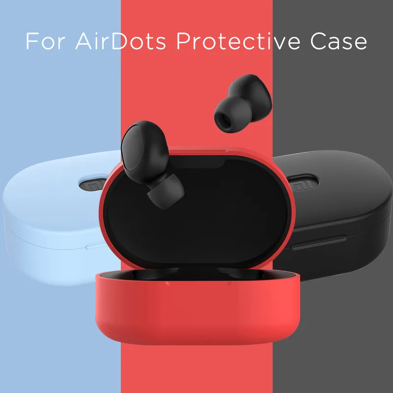 Силиконовый чехол Suave для Xiaomi Redmi Airdot TWS Bluetooth Sem Fio | Электроника