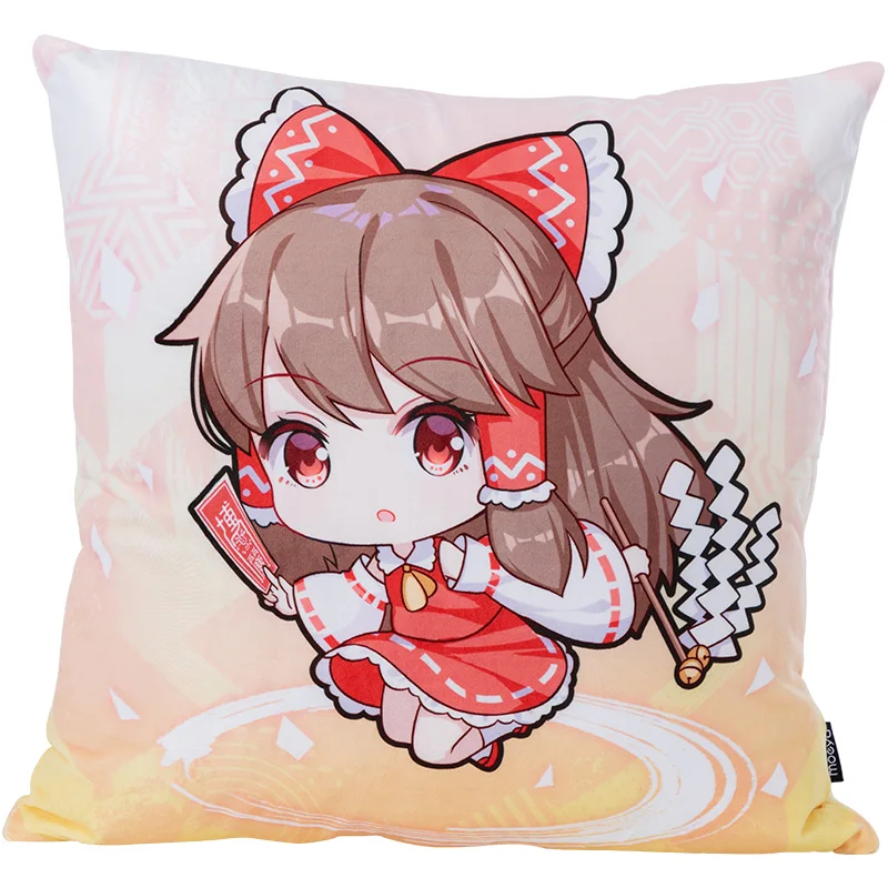 Аниме игра Touhou Project Hakurei Reimu Kirisame Marisa Kochiya Sanae Dakimakura квадратная Подушка Чехол