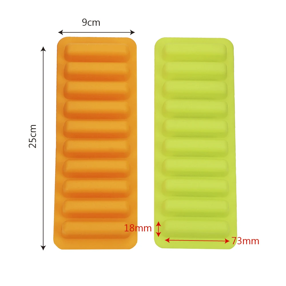 

10 Cavity Silicone Ice Stick Mold Ice Cream Markers Ice Cube Tray Mold Fit Most Soda Whiskey Water Bottle Kitchen Tool