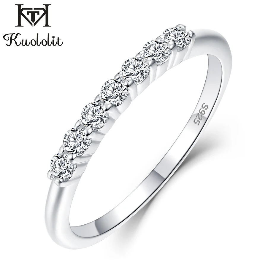 White Topaz Kuolit, Натуральный топаз, кольцо с камнями для женщин, 925 пробы, серебро, белый топаз, обручальное кольцо, кольцо, подарки, хорошее ювелирное изделие - Цвет камня: White Topaz