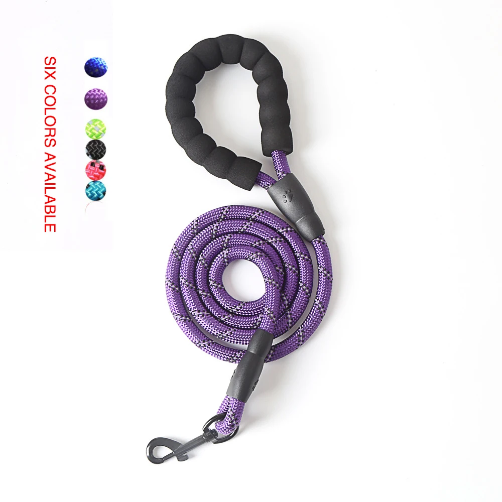 

Lightweight Small and Medium-sized Dog Leash EVA Pet Leash Black