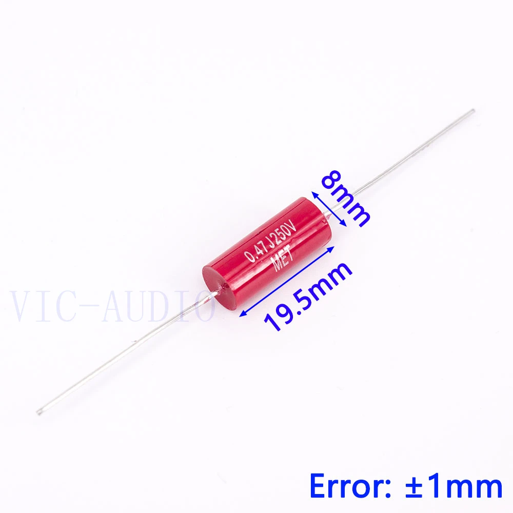 Конденсатор Audiophiler Mkp конденсатор с алюминиевой крышкой 0 47 мкФ 250VDC 3% HI-FI Лихорадка