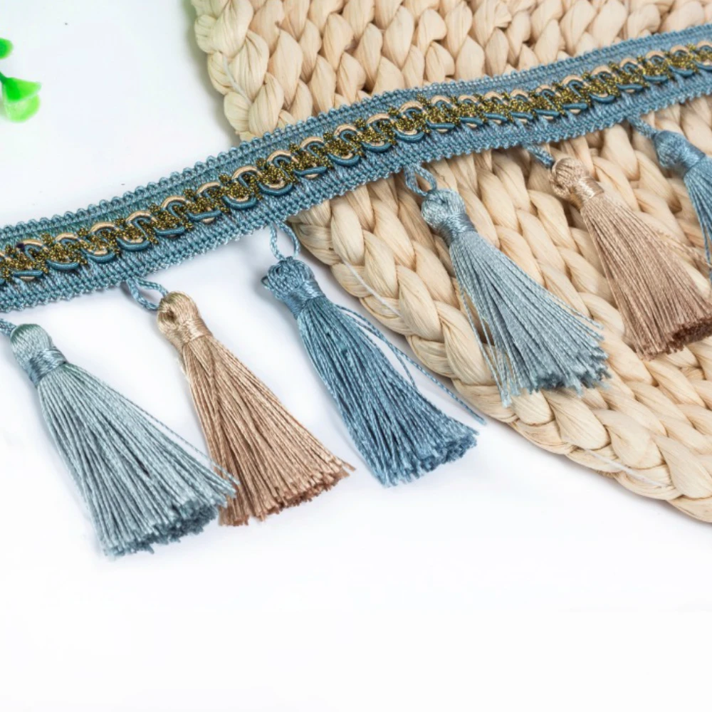 6 м/лот 8 цветов занавеска кружевная бахрома искусственная для украшения дома