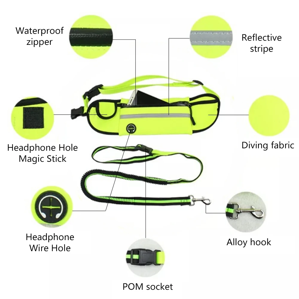 Поводок для собак маленьких больших тянущиеся поводки котов Светоотражающий