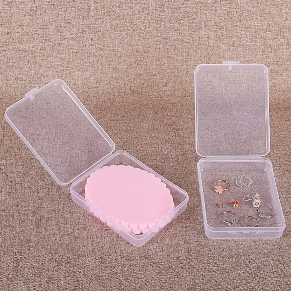 Plastic Transparent Square Fake Eyelash Storage Box Tweezer Jewelry Display Case hpt sale | Красота и здоровье