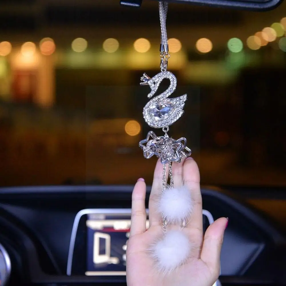 

Car crystal pendants, creative mobile phone holders, car pendants charger A5S9