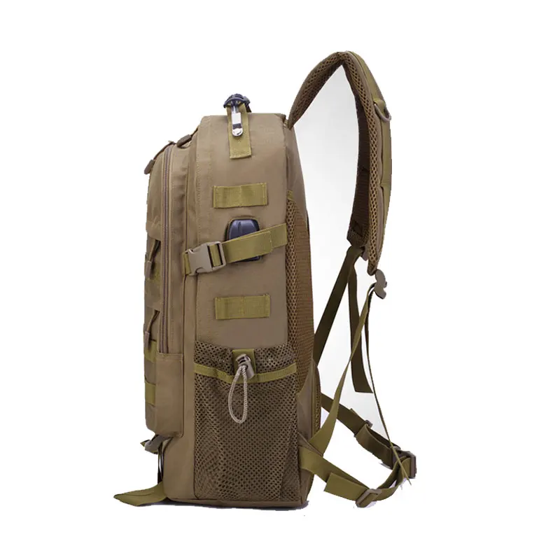 Тактический военный рюкзак 40 л водонепроницаемый нейлоновый ранец для походов и