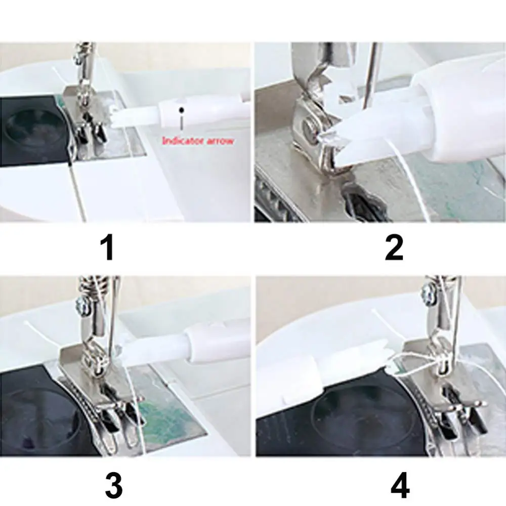 

3Pcs Elderly People Automatic Sewing Machine Needle Threader Line Inserter Tool Hot Sale