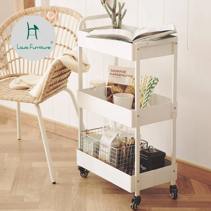 Луи Мода Кухонные острова и тележки третий этаж тележка для хранения гостиная