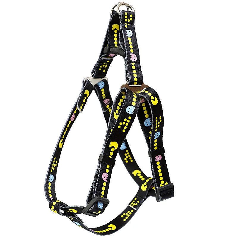 Модный напечатанный жгут для собак персонализированный нейлоновый регулируемый