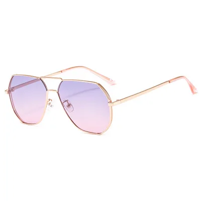 

2021 new polarized sunglasses men's polygonal colorful sunglasses tide driver driving sunglasses