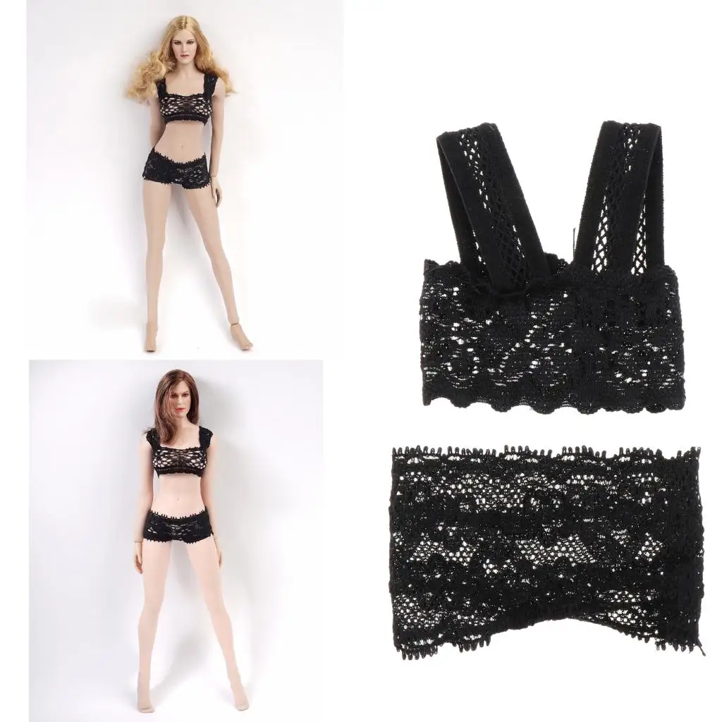 

1:6 Female Lace Underwear for 12" Ph Women Body Doll Clothes Accessories