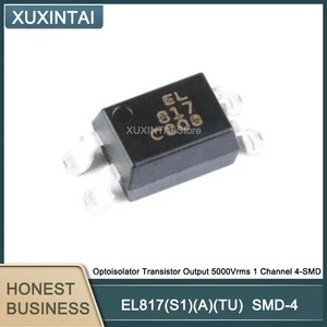 100Pcs/Lot EL817 (S1) (A) (TU) EL817 Optoisolator Transistor Output 5000Vrms 1 Channel 4-SMD