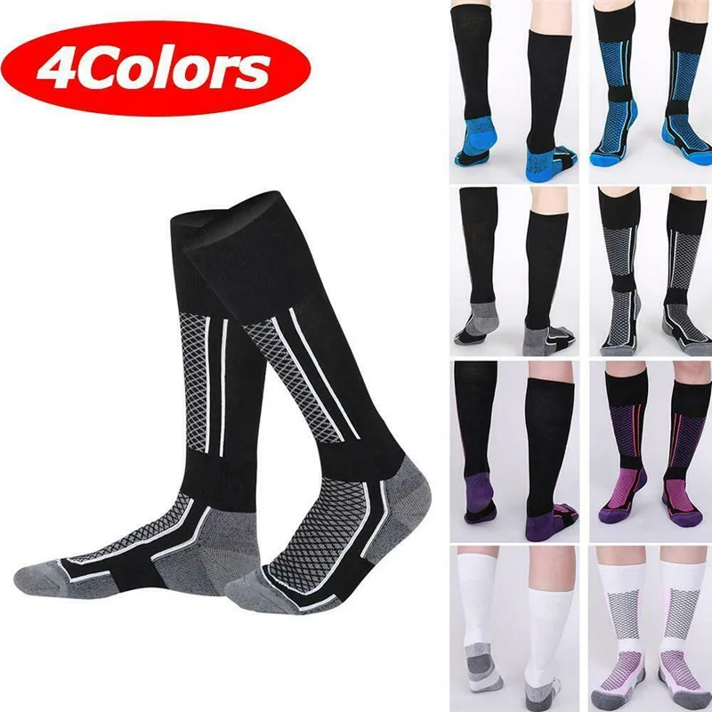 Winter Warm Long Socks For Outdoor Cycling Football Climbing Hiking Camping Snowboard Thermal Ski Children Men Women | Спорт и
