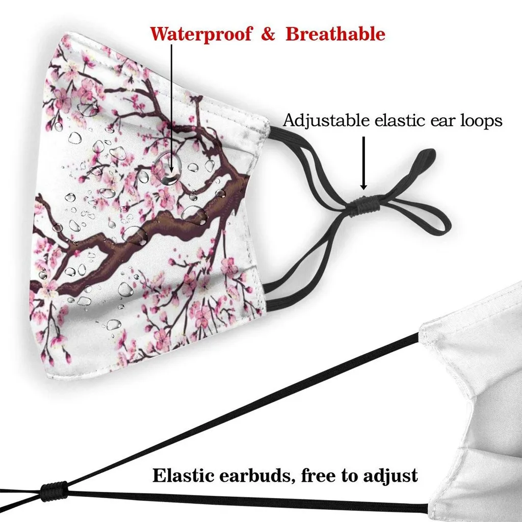 Универсальная Пыленепроницаемая маска для лица с принтом защита от пыли маски
