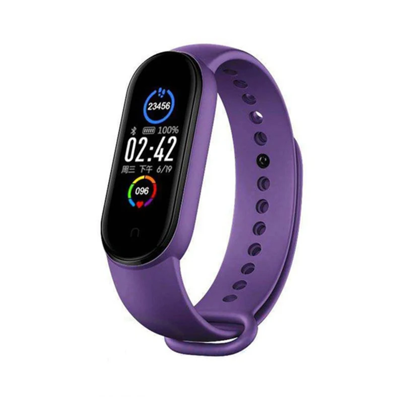 

M5 Smart Bracelet Heart Rate Blood Pressure Pedometer Sleep Monitor IP67 Waterproof Smart Watch Band Sport Tracker Wristbands