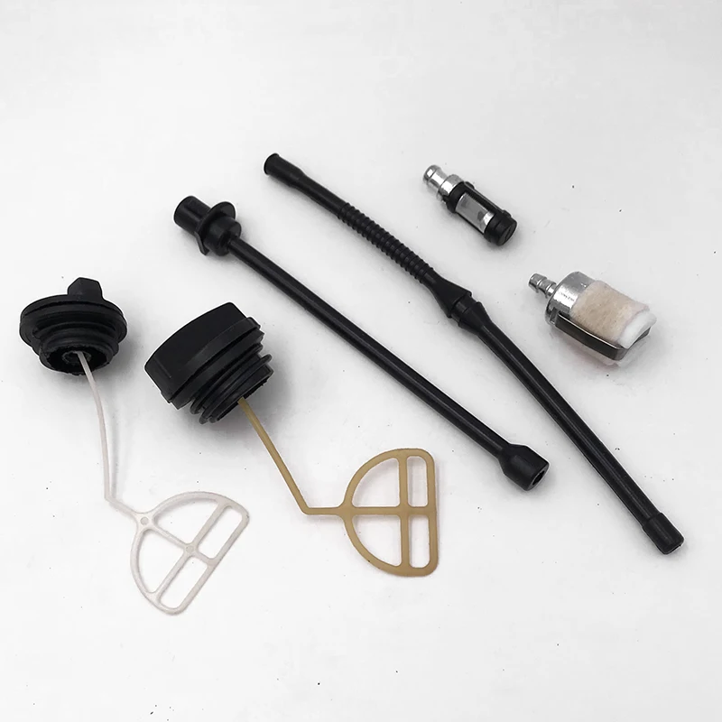 Комплект шлангов запчасти для бензопилы топливный фильтр масла 45CC/52CC/58CC/4500/5200