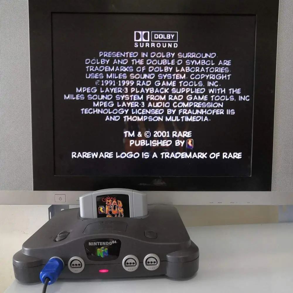 Игровая картридж Консоль Nintendo 64 N64 версия для США видеоигр Bad Fur Day США| |