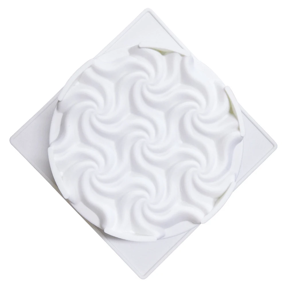 1PC Spiral Flower Shape Silicone Mold for DIY Baking Cake Dessert Art Mousse Pas | Дом и сад