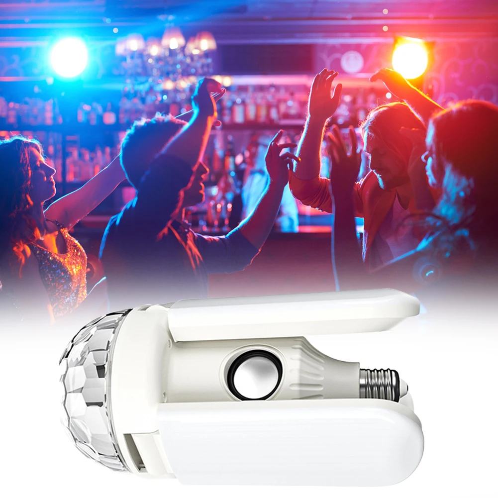 

Складной светодиодный светильник с 3 листьями E27, музыкальный потолочный светильник с поддержкой Bluetooth, праздничный декор, лампа-вспышка для...