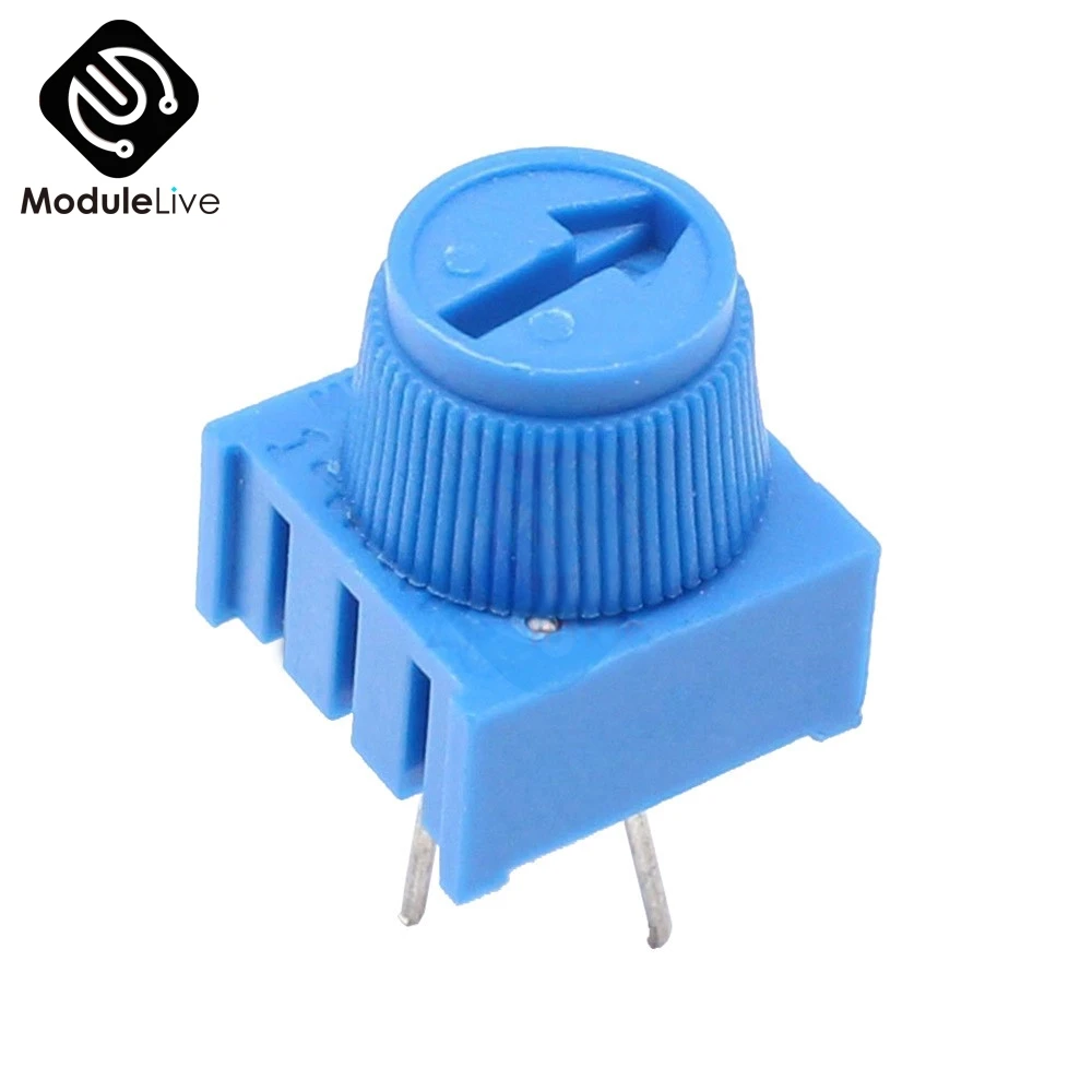 Резистор потенциометра 3386P 103 10 Ом с ручкой для Arduino|Детали и аксессуары приборов| |