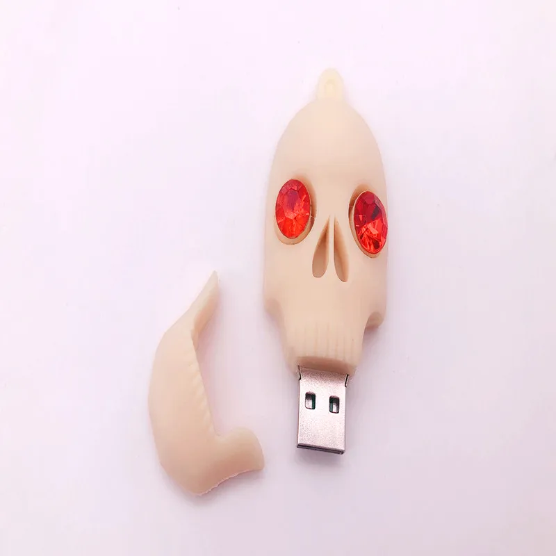 Новый Usb флеш накопитель с черепом 32 ГБ USB2.0 4G 16 Гб Флешка 64 128 256 карта памяти