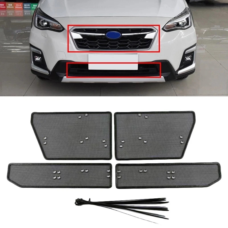 Для Subaru XV 2019 2020 аксессуары Передняя решетка противомоскитная сетка