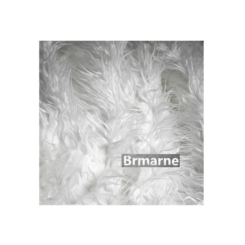 Меховое пальто из искусственной козьей шерсти дизайнерская ткань 45 см * 160 см/шт. |