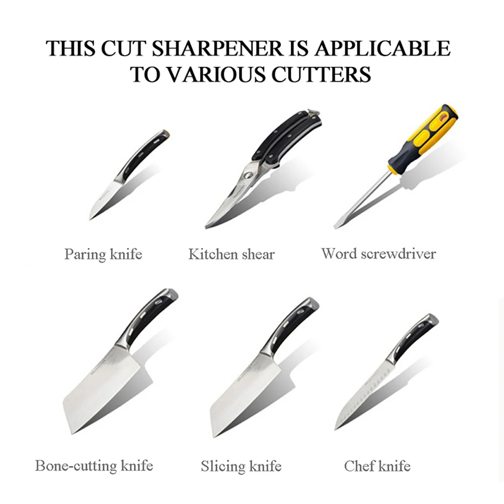 Электрическая бытовая точилка для ножей кухонная утварь точильный камень