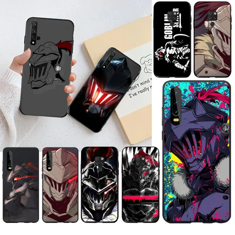 Чехол для телефона PENGHUWAN Goblin Slayer мягкий черный чехол Huawei P30 P20 lite Mate 20 Pro P Smart 2019