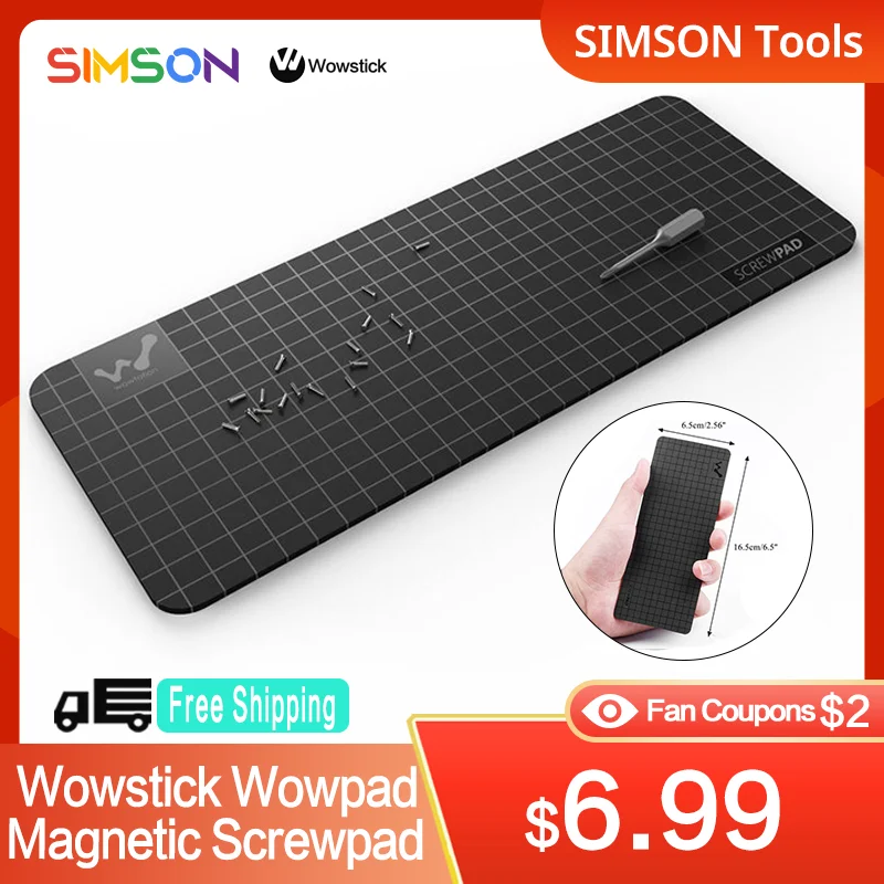 

Магнитная отвертка Xiaomi Mijia Wowstick wowpad, коврик с пластиной для запоминания винтов для комплектов 1FS 1P + 1F + Plus Wowcase, дополнительно