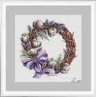 Хлопковая лента венок Набор для вышивки крестиком комплект для вышивки крестиком Набор для вышивки крестиком