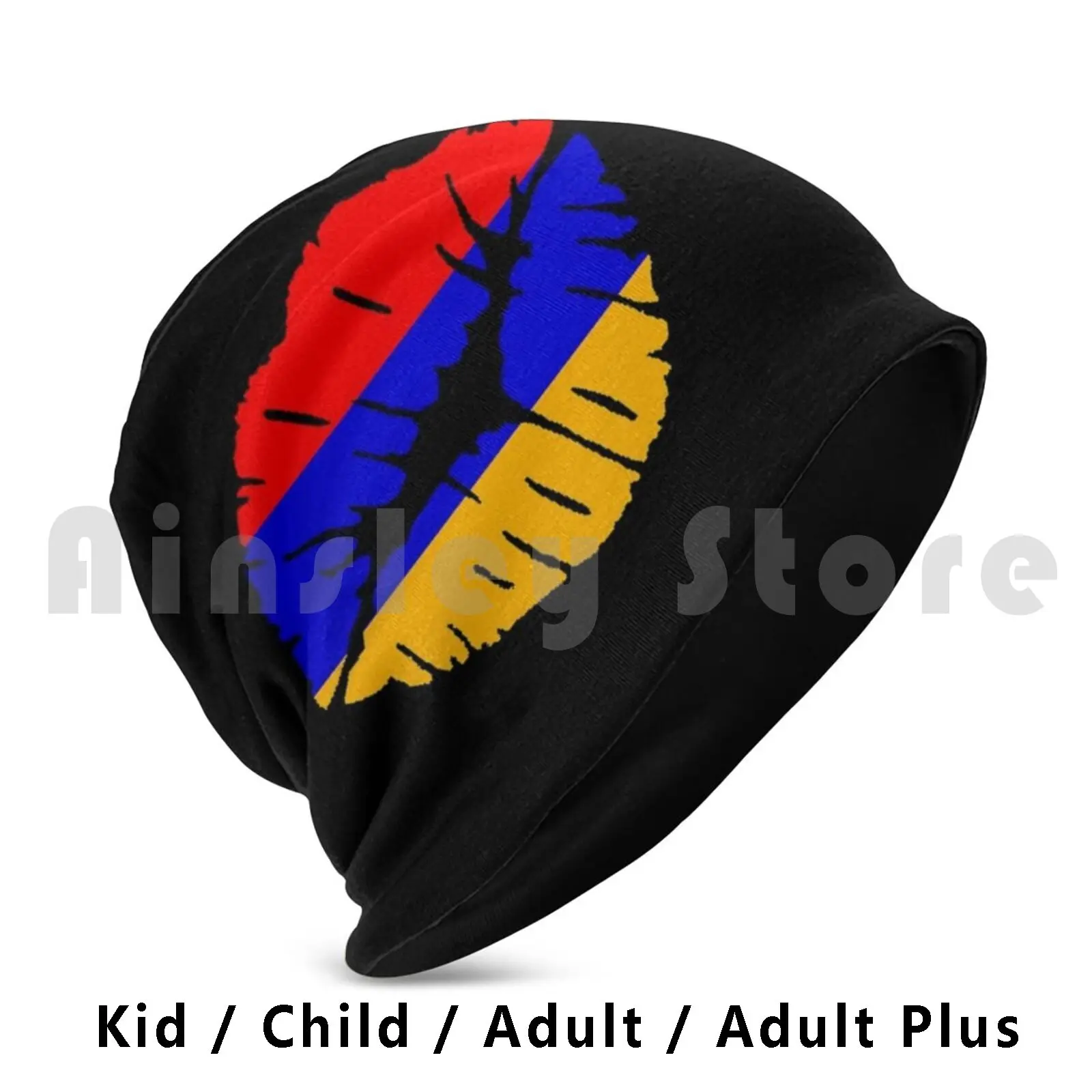 

Armenia Flag Kissing Mouth Beanies Knit Hat Hip Hop Armenia Flag Kissing Mouth Kiss It Is In My Dna Dna