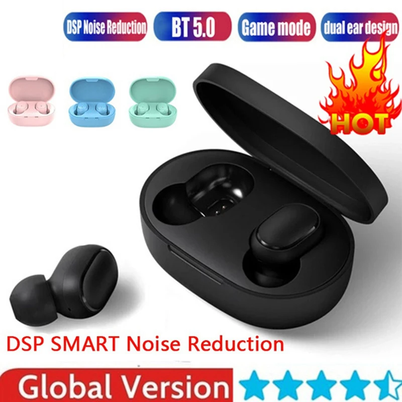 Mini TWS Wireless Earphone Bluetooth 5.0 Earbuds DSP Noise Cancellation Earbuds
