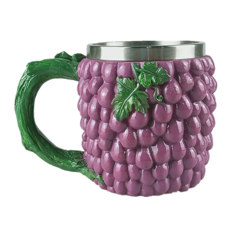 

Креативная Милая фруктовая чашка, кружка для винограда, кофе, Горькая тыква, кружка для винограда для детского использования и вечерние