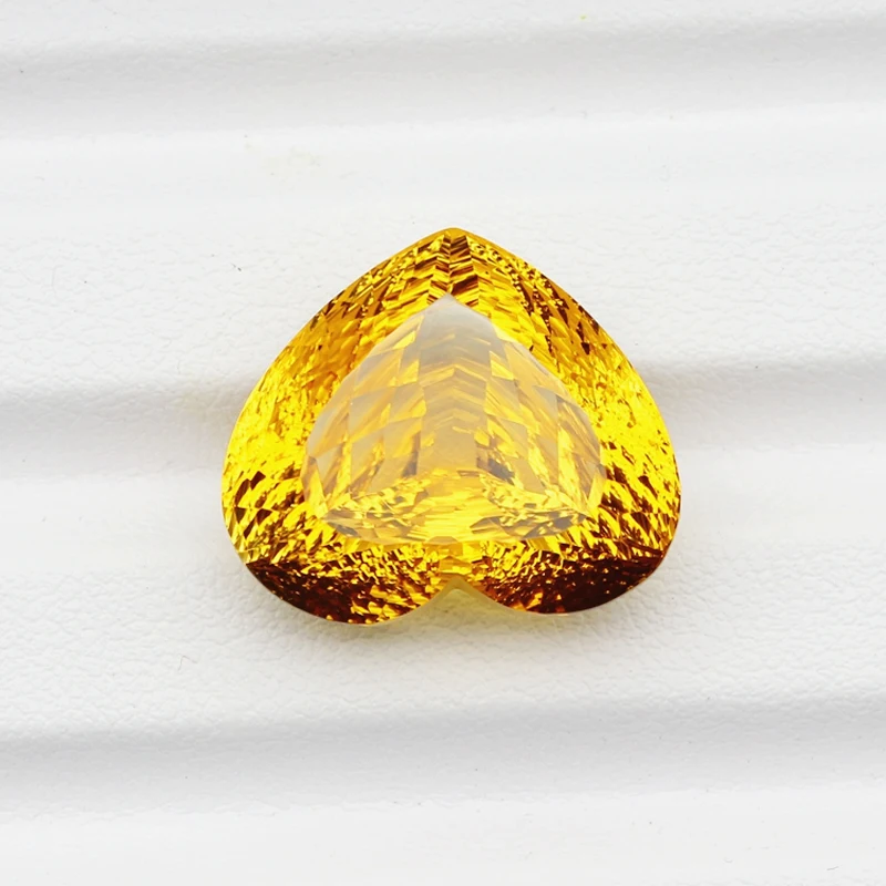 Настоящий цитрин большой свободный драгоценный камень самая вогнутая