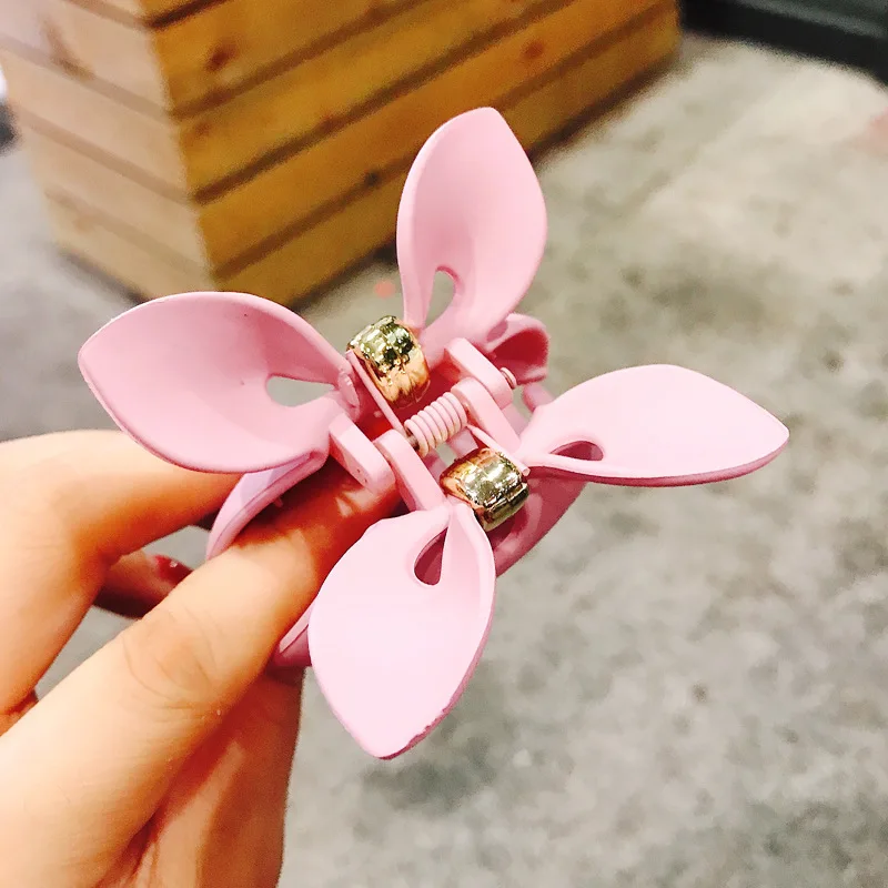 

Cute big bow resin rabbit ear hair clip headdress Ladies hair clip hair styling tools New design of plastic hairpin for women's