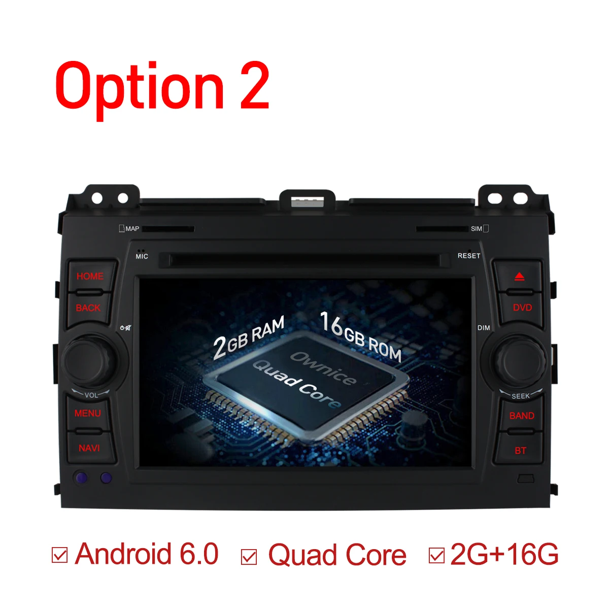 Ownice C500 Android 6 0 Восьмиядерный автомобильный DVD плеер для Toyota Prado 120 2002 2009 GPS радио 4G SIM