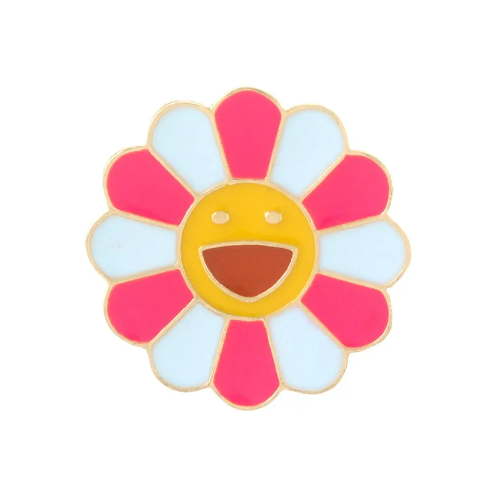 Милые с рисунком &quotПодсолнух&quot брошь значок на булавке Красочный кошелек