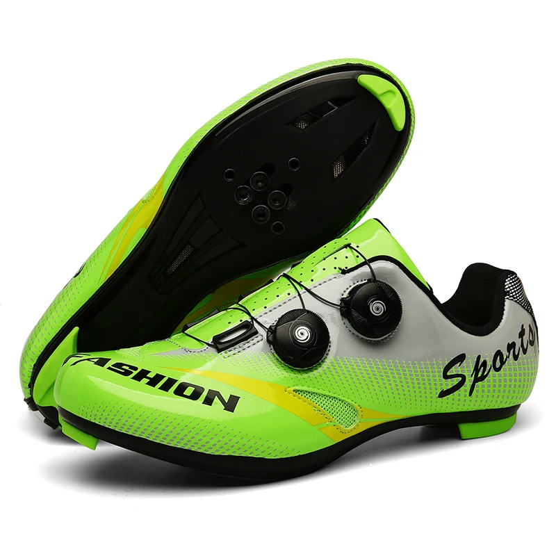 

CFDiesno Cycling Shoes Sapatilha Ciclismo Men Ultralight Self Locking Bicycle Women Flat Spd Mountain Bike Racing