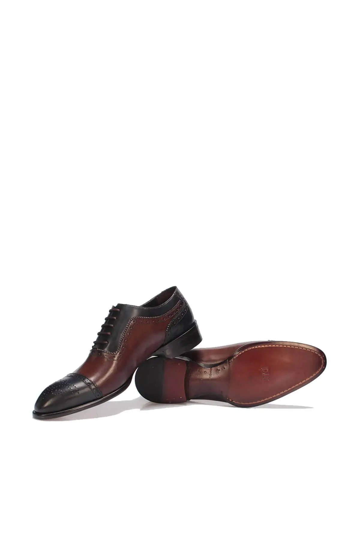 Темно синие мужские оксфорды из натуральной кожи с жемчугом 120130009596|Туфли| |