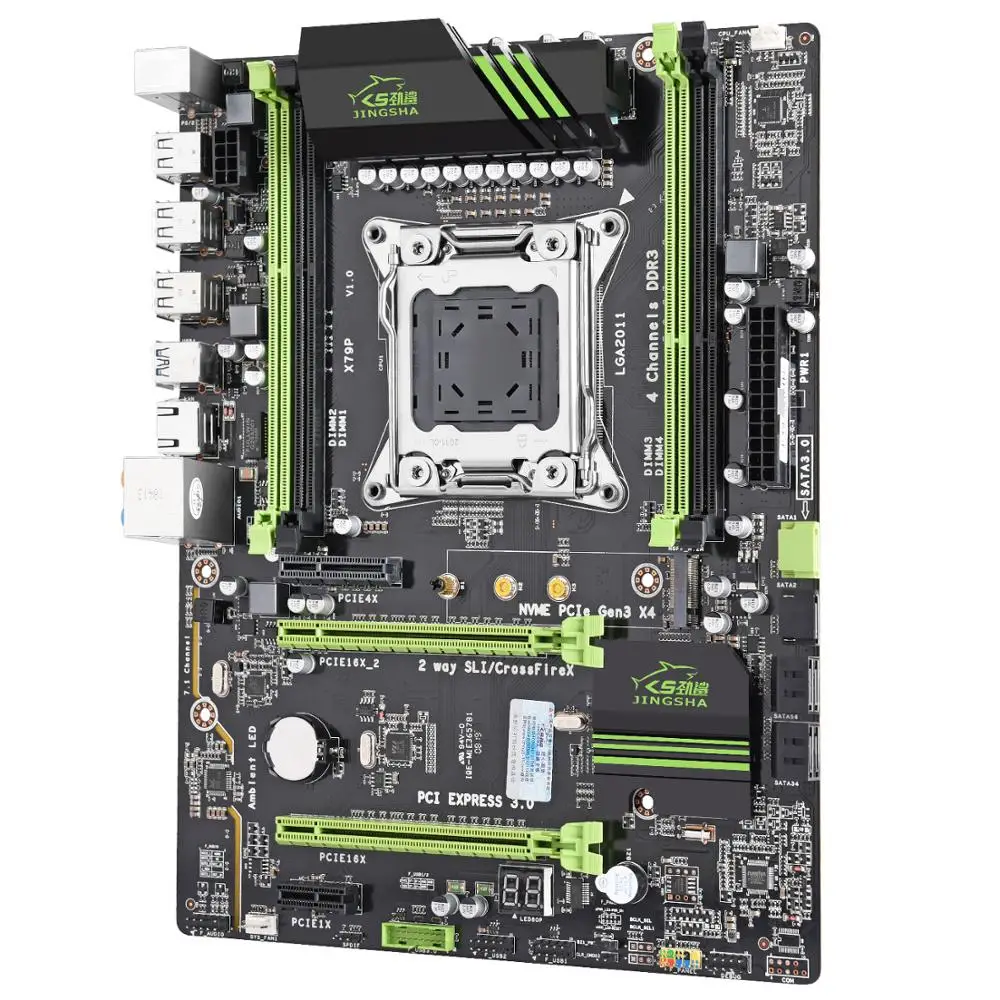 Комплект материнской платы JINGSHA X79 с процессором Xeon E5 2689 4 шт. x ГБ = 16 1333 МГц DDR3