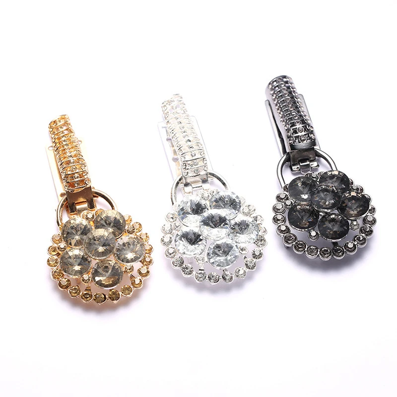 Украшение для свитера и блузки модная пряжка с кристаллами в стиле ретро