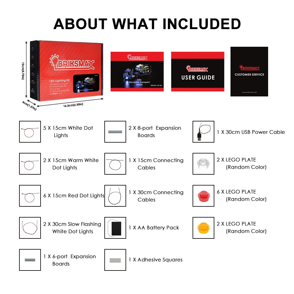 Комплект оссветильник приборов BriksMax для городского комбайна серии 60223 (модель в