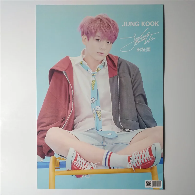 8*(42x29 см) Новые Bangtan Boys Jung Kook плакаты настенные наклейки подарок