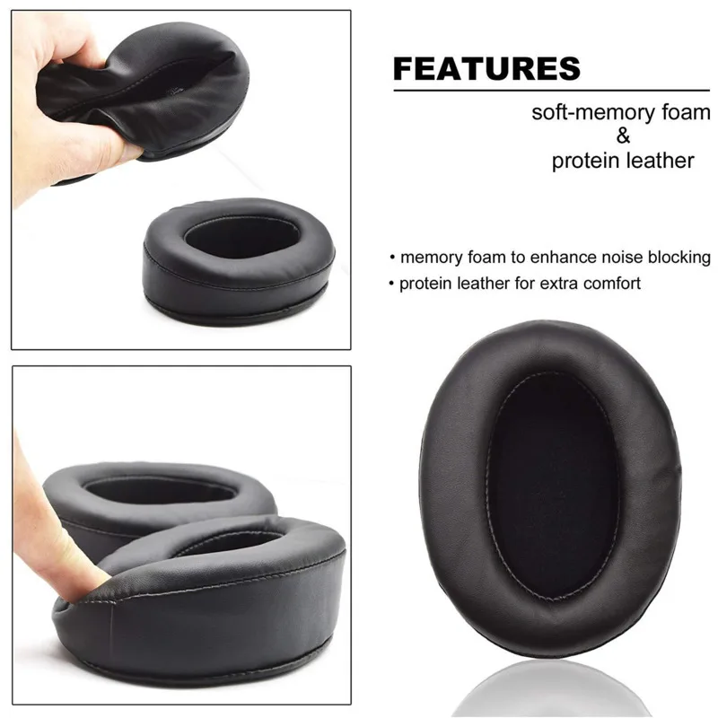 Brainwavz амбушюры для AKG 701 Q701 Audio-Technica ATH-M50 Замена Memory Foam Earpad и подходит многих черный