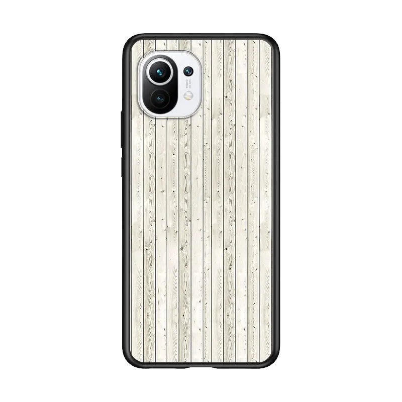 

Texture Wood for Xiaomi Mi 11 10T Note 10 Ultra 5G 9 9T SE 8 A3 A2 A1 6X Pro Play F1 Lite 5G Black Phone Case